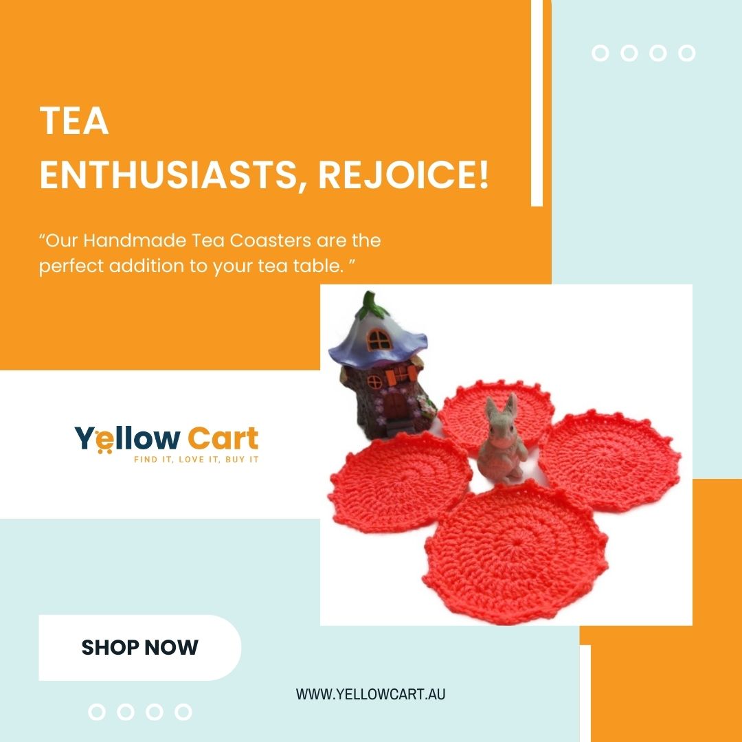 Handmade Tea Coasters At Yellow Cart